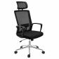 Silla giratoria Q-CONNECT ergonomica respaldo alto y reposacabeza ajustable en altura 1180+100x630x625 mm