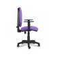 Silla Hercules 1 c/brazos regulables Tapizado negro