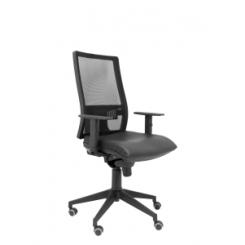 Silla PIQUERAS Horna Piel Negro