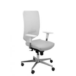 Silla PIQUERAS Ossa Blanca Similpiel Gri