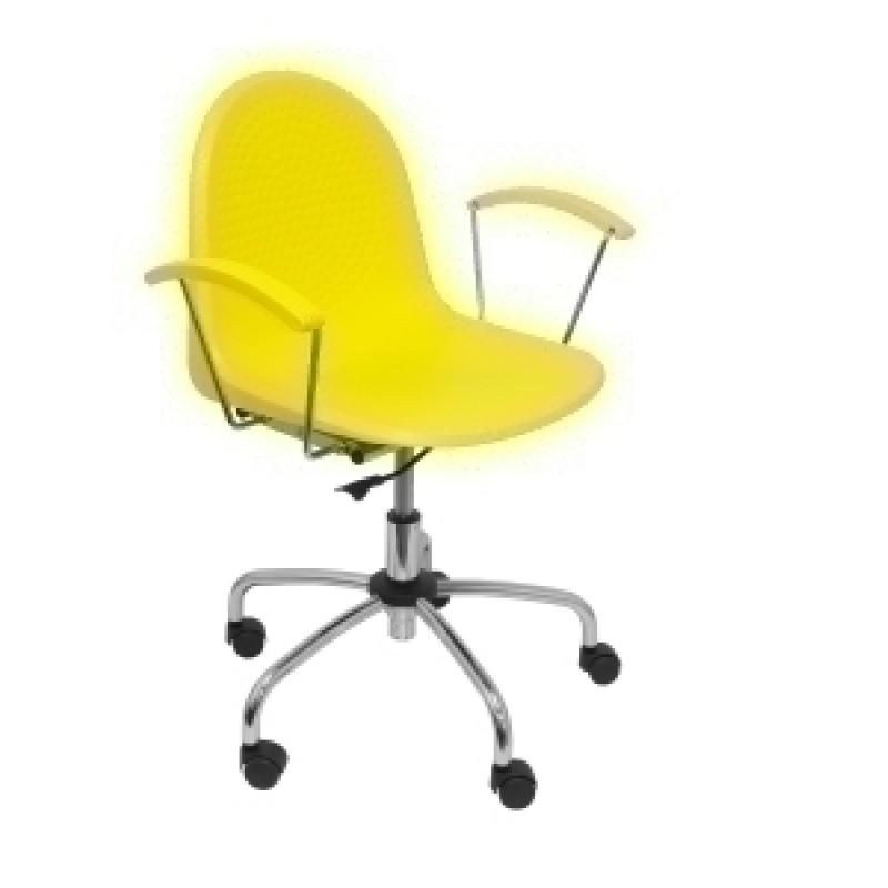 silla-piqueras-ves-giratoria-pvc-amarill