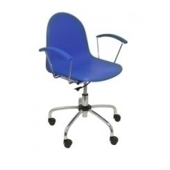 Silla PIQUERAS Ves Giratoria Pvc Azul