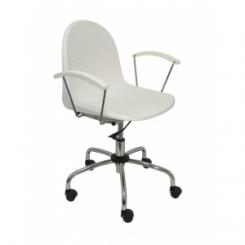 Silla PIQUERAS Ves Giratoria Pvc Blanco