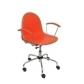 silla-piqueras-ves-giratoria-pvc-naranja