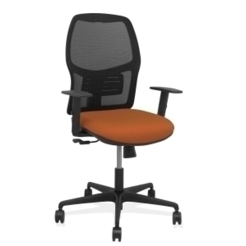 silla-piqueras-y-crespo-alfera-brazos-regulables-ergonomica-mecanismo-sincro-respaldo-malla-negra-asiento-tapizado-bali-marron