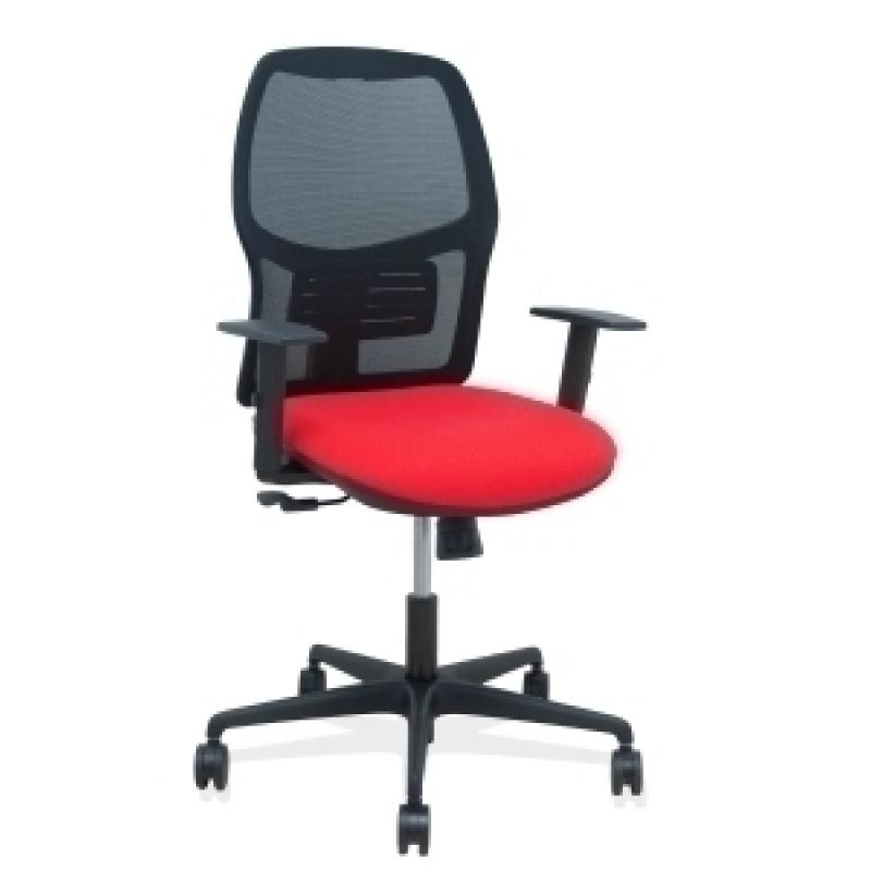 silla-piqueras-y-crespo-alfera-brazos-regulables-ergonomica-mecanismo-sincro-respaldo-malla-negra-asiento-tapizado-bali-rojo