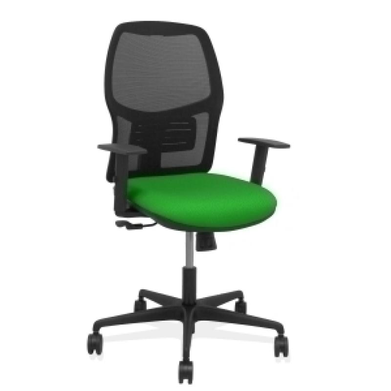 silla-piqueras-y-crespo-alfera-brazos-regulables-ergonomica-mecanismo-sincro-respaldo-malla-negra-asiento-tapizado-bali-verde