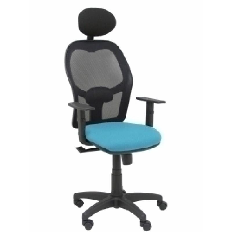 silla-piqueras-y-crespo-alocen-brazos-regulables-cabecero-fijo-malla-negro-y-asiento-bali-azul-cielo