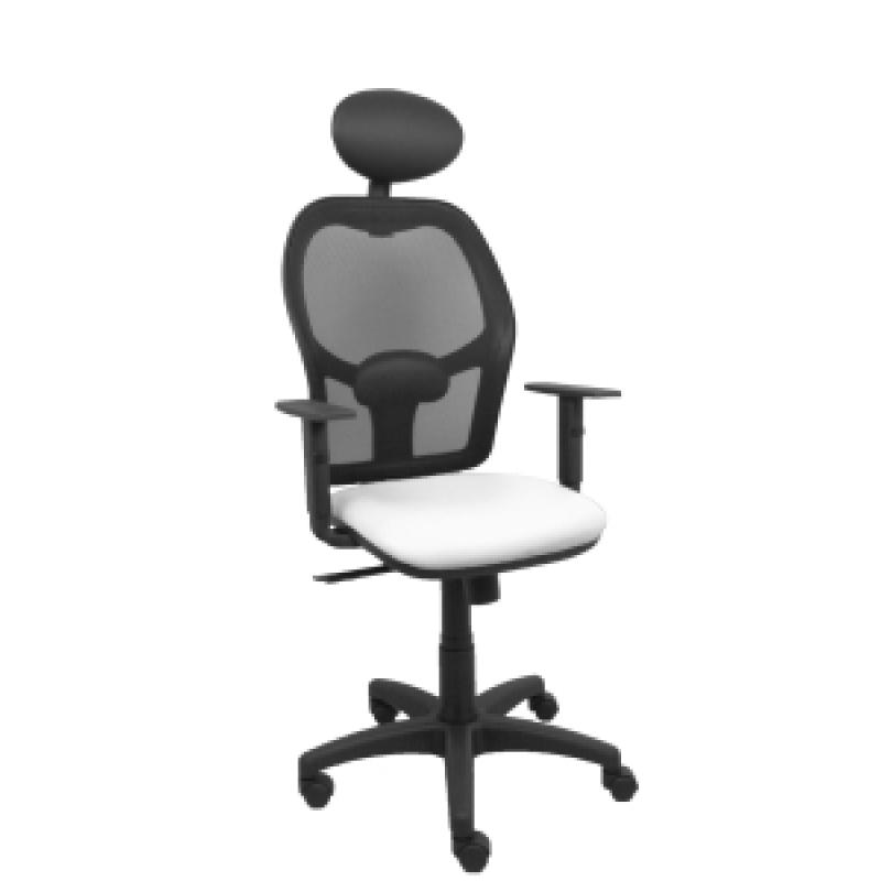 silla-piqueras-y-crespo-alocen-brazos-regulables-cabecero-fijo-malla-negro-y-asiento-similpiel-blanco