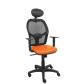 silla-piqueras-y-crespo-alocen-brazos-regulables-cabecero-fijo-malla-negro-y-asiento-similpiel-naranja