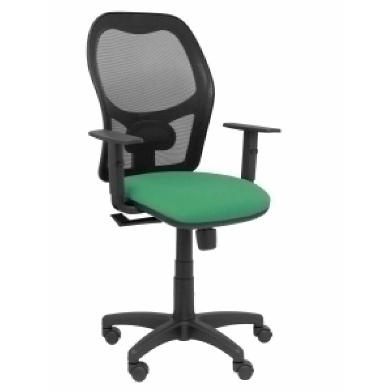 silla-piqueras-y-crespo-alocen-brazos-regulables-mecanismo-sincro-refuerzo-lumbar-ruedas-nylon-respaldo-malla-negra-transpirable-y-asiento-tapizado-bali-verde-esmeralda