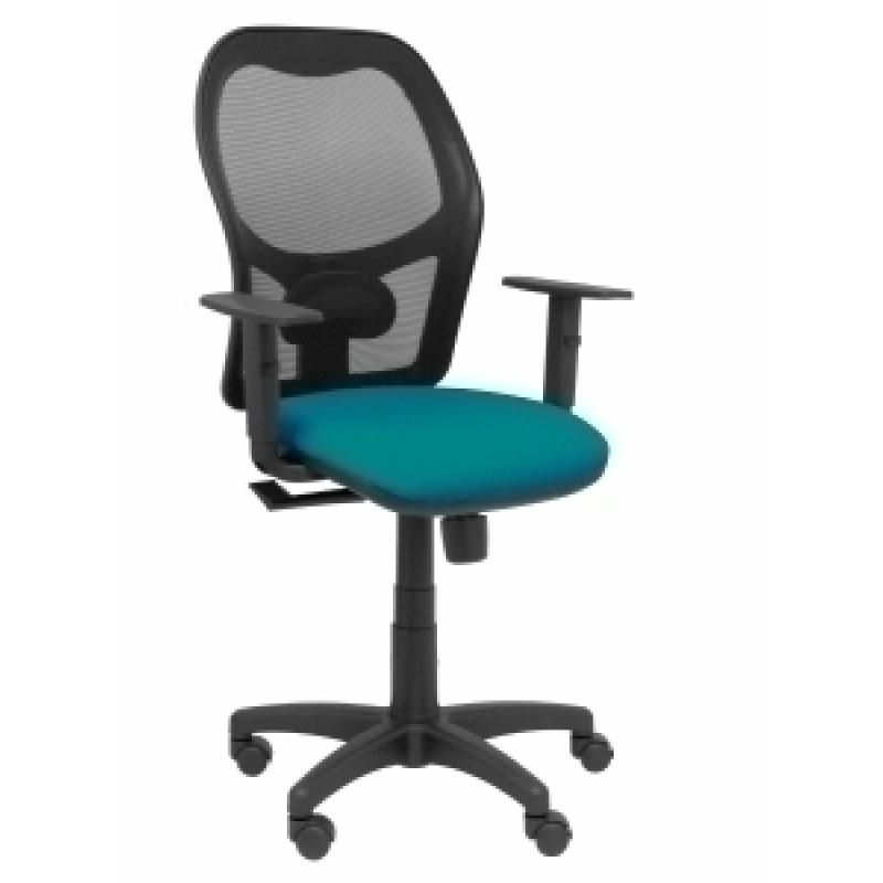 silla-piqueras-y-crespo-alocen-brazos-regulables-mecanismo-sincro-refuerzo-lumbar-ruedas-nylon-respaldo-malla-negra-transpirable-y-asiento-tapizado-bali-verde-petroleo