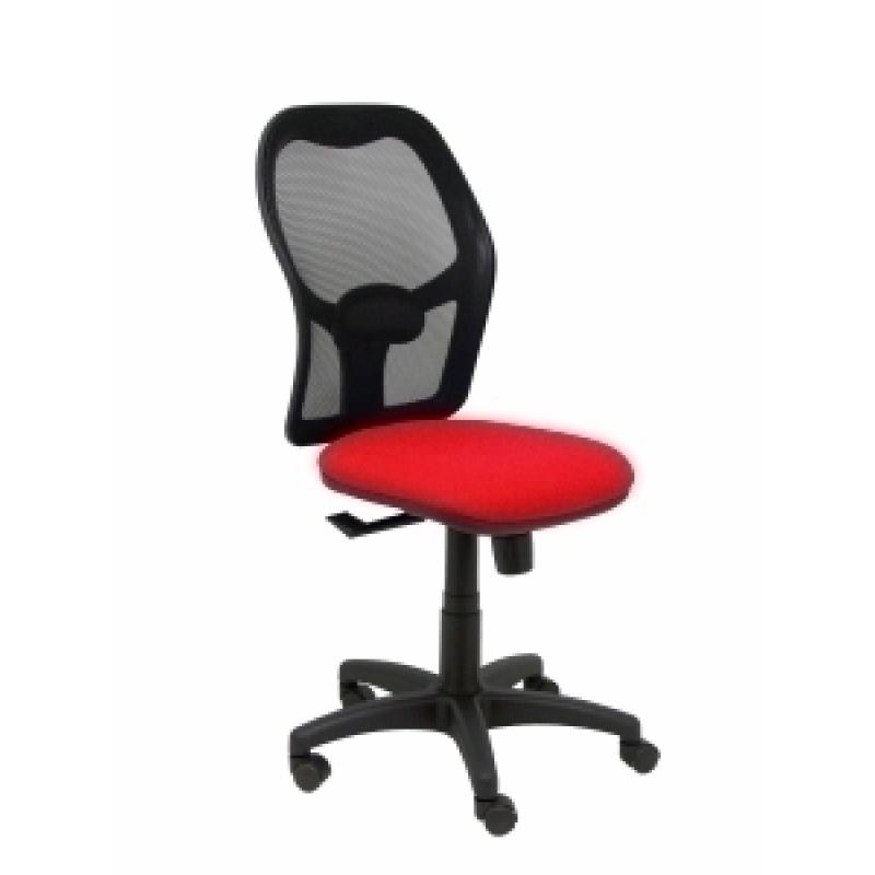 silla-piqueras-y-crespo-alocen-mecanismo-sincro-regulable-en-altura-refuerzo-lumbar-ruedas-nylon-respaldo-malla-negra-transpirable-y-asiento-tapizado-bali-rojo