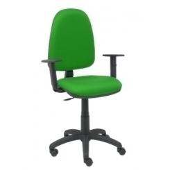Silla Piqueras Y Crespo Ayna Brazos Regulables Mecanismo Contacto Permanente Con Regulacion De Profundidad Asiento Y Respaldo Tapizado Bali Verde