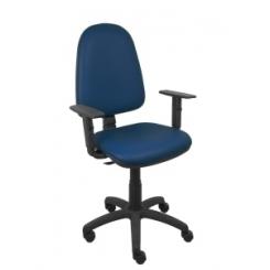 Silla Piqueras Y Crespo Ayna Brazos Regulables Mecanismo Contacto Permanente Con Regulacion De Profundidad Asiento Y Respaldo Tapizado Similpiel Marino