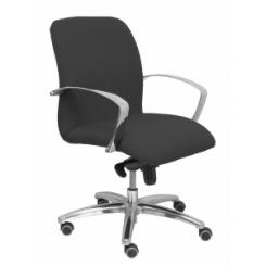 Silla Piqueras Y Crespo Caudete Confidente Brazos Fijos Mecanismo Basculante Regulable En Altura Asiento Y Respaldo Tapizado Bali Negro