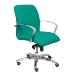 Silla Piqueras Y Crespo Caudete Confidente Brazos Fijos Mecanismo Basculante Regulable En Altura Asiento Y Respaldo Tapizado Bali Turquesa