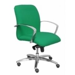 Silla Piqueras Y Crespo Caudete Confidente Brazos Fijos Mecanismo Basculante Regulable En Altura Asiento Y Respaldo Tapizado Bali Verde Esmeralda