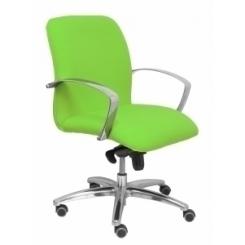 Silla Piqueras Y Crespo Caudete Confidente Brazos Fijos Mecanismo Basculante Regulable En Altura Asiento Y Respaldo Tapizado Bali Verde Pistacho