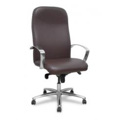 Silla Piqueras Y Crespo Caudete Direccion Brazos Fijos Mecanismo Basculante Regulable En Altura Asiento Y Respaldo Tapizado Similpiel Marron Oscuro