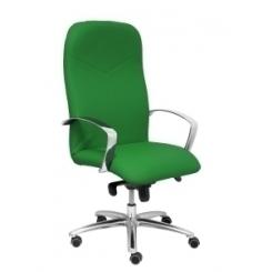 Silla Piqueras Y Crespo Caudete Direccion Brazos Fijos Mecanismo Basculante Regulable En Altura Asiento Y Respaldo Tapizado Similpiel Verde