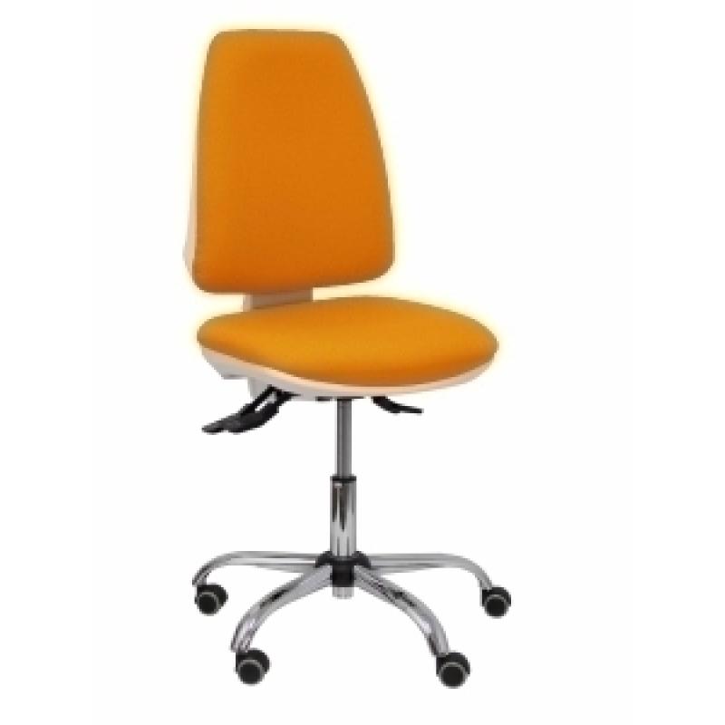 silla-piqueras-y-crespo-elche-blanca-mecanismo-asincro-regulable-en-altura-base-metalica-ruedas-parquet-asiento-y-respaldo-tapizado-bali-naranja