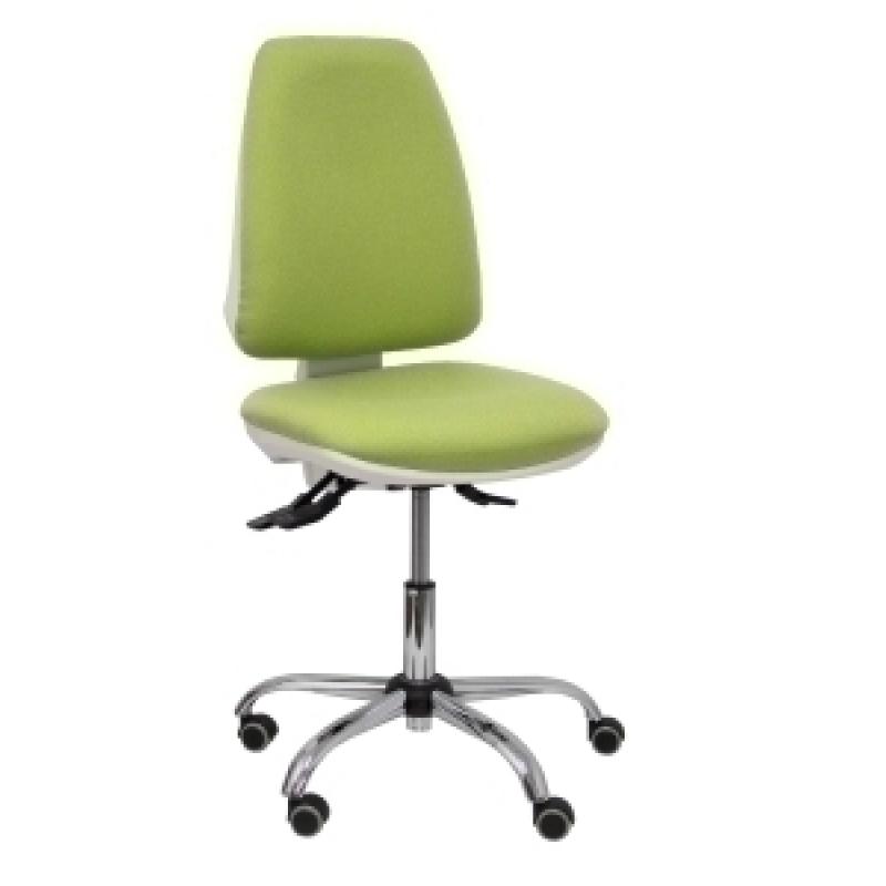 silla-piqueras-y-crespo-elche-blanca-mecanismo-asincro-regulable-en-altura-base-metalica-ruedas-parquet-asiento-y-respaldo-tapizado-bali-verde-oliva