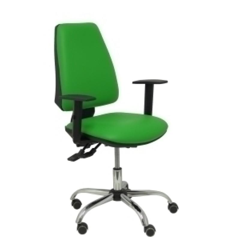silla-piqueras-y-crespo-elche-s-24-horas-brazos-regulables-mecanismo-asincro-regulable-en-altura-base-cromada-ruedas-parquet-asiento-y-respaldo-reforzados-con-espuma-viscoelastica-tapizado-similpiel-verde