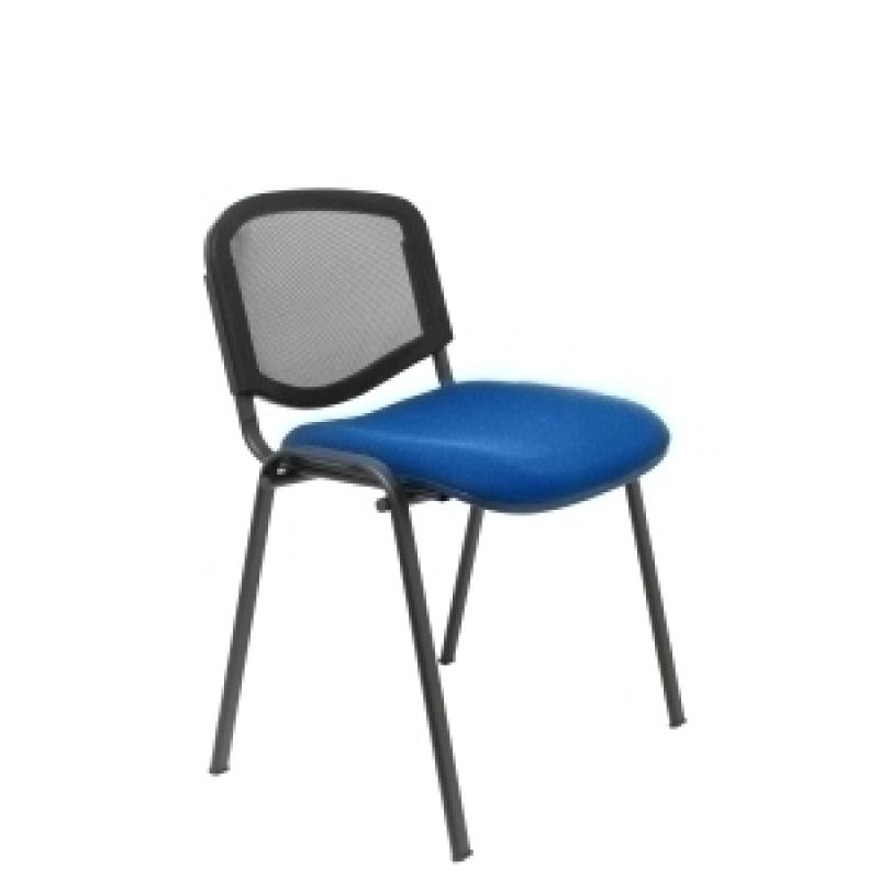 silla-piqueras-y-crespo-garaballa-confidente-ergonomica-apilable-soporta-hasta-120-kg-estructura-y-respaldo-malla-en-negro-asiento-tapizado-bali-azul-pack-de-4