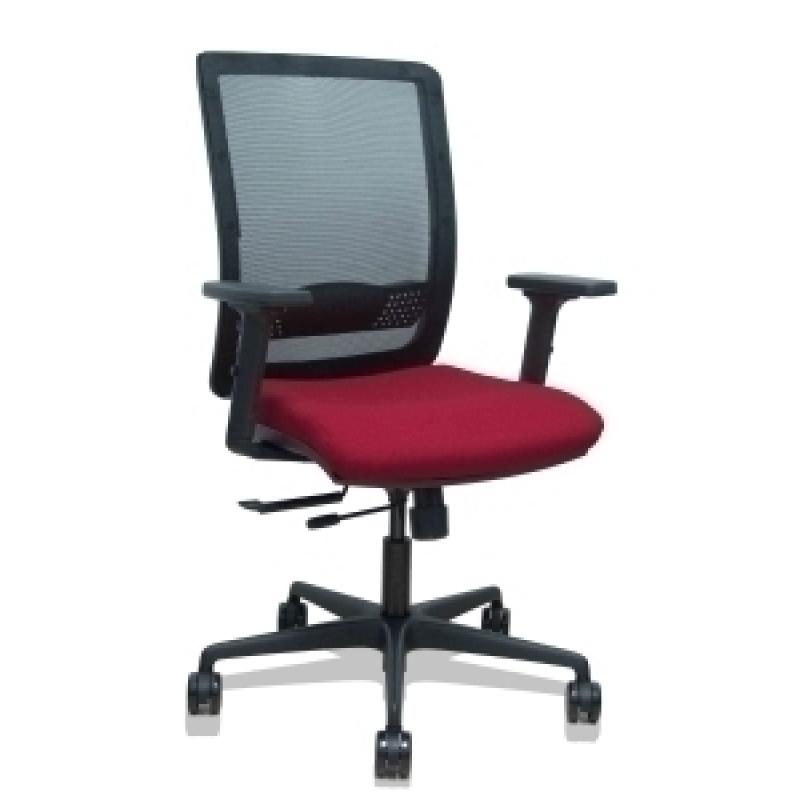 silla-piqueras-y-crespo-haches-brazos-2d-regulables-mecanismo-sincro-con-traslack-apoyo-lumbar-respaldo-malla-negra-y-asiento-tapizado-bali-granate