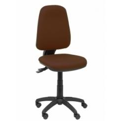 Silla Piqueras Y Crespo Sierra S Mecanismo Asincro Regulable En Altura Asiento Y Respaldo Tapizado Bali Marron Oscuro