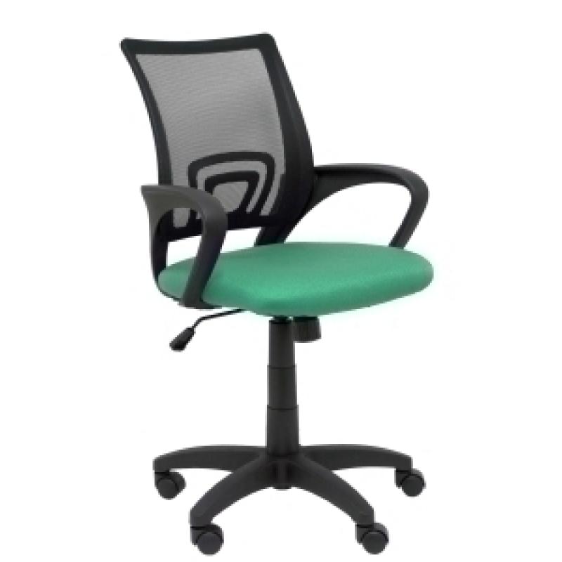 silla-piqueras-y-crespo-vianos-brazos-fijos-mecanismo-basculante-con-regulador-de-presion-elevacion-del-asiento-en-altura-ruedas-nylon-respaldo-malla-transpirable-negra-y-tapizado-bali-verde-esmeralda