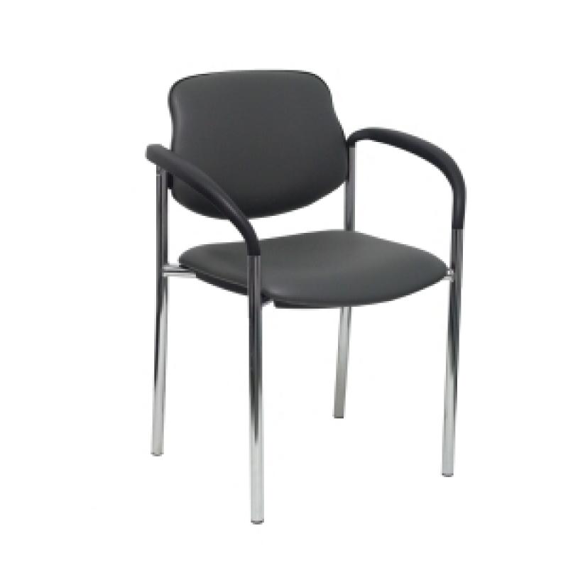 silla-piqueras-y-crespo-villalgordo-confidente-brazos-fijos-chasis-cromo-asiento-y-respaldo-tapizados-similpiel-gris-oscuro
