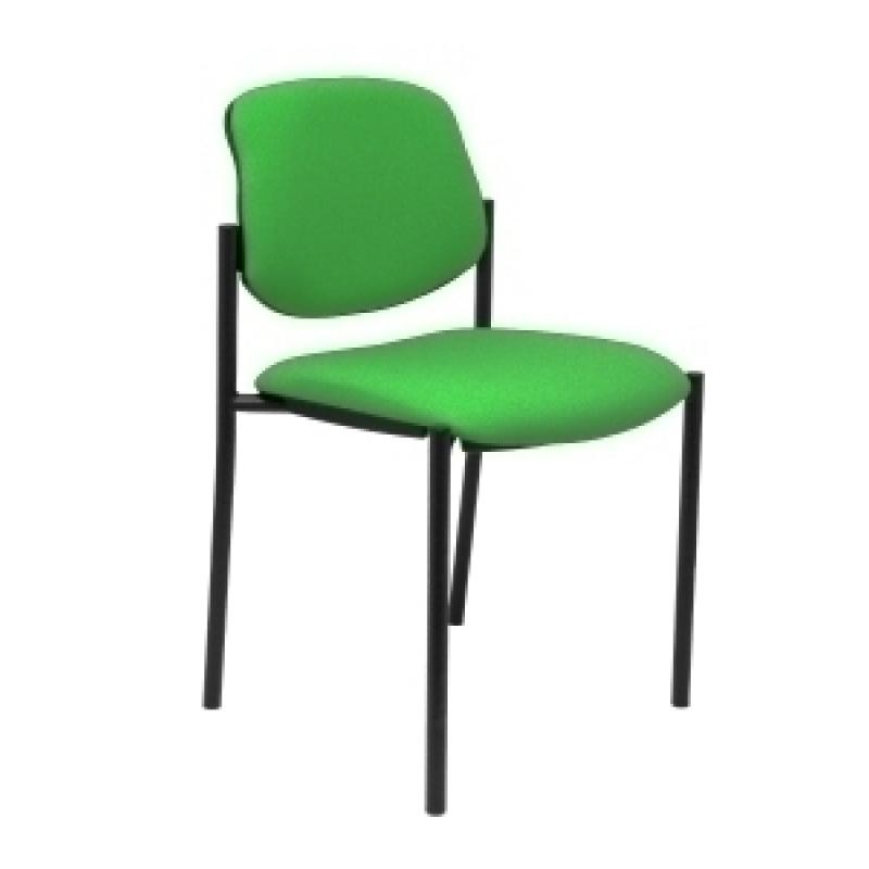 silla-piqueras-y-crespo-villalgordo-confidente-chasis-negro-asiento-y-respaldo-tapizados-bali-verde
