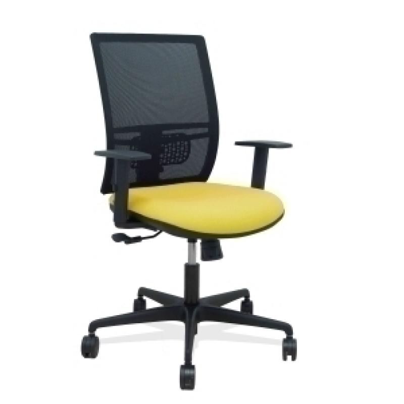 silla-piqueras-y-crespo-yunquera-brazos-regulable-ergonomica-mecanismo-sincro-respaldo-malla-negra-asiento-tapizado-bali-amarillo