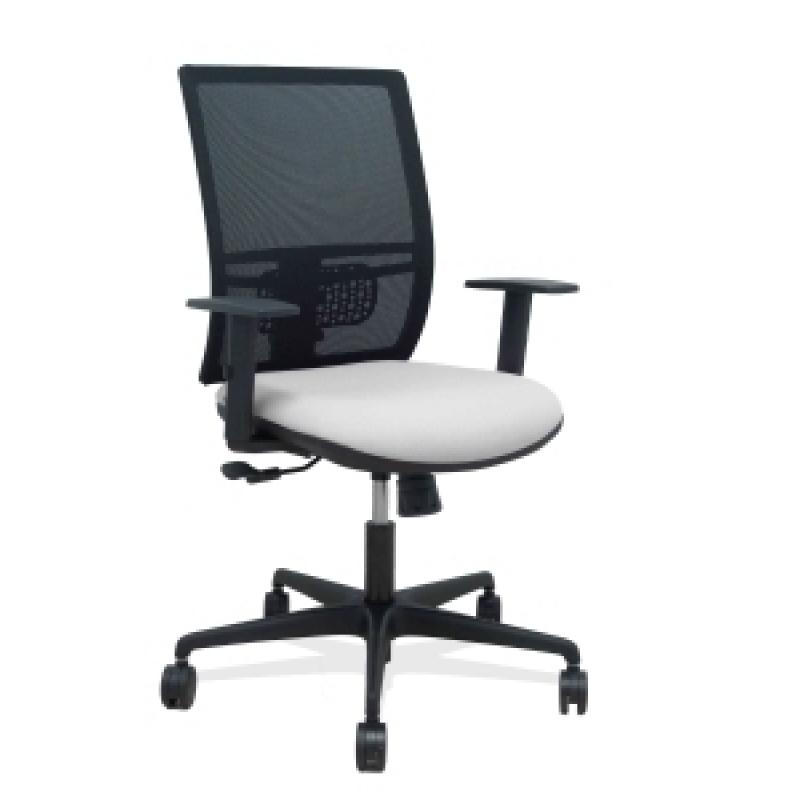 silla-piqueras-y-crespo-yunquera-brazos-regulable-ergonomica-mecanismo-sincro-respaldo-malla-negra-asiento-tapizado-bali-gris-claro