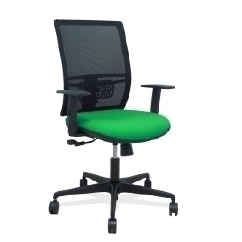 silla-piqueras-y-crespo-yunquera-brazos-regulable-ergonomica-mecanismo-sincro-respaldo-malla-negra-asiento-tapizado-bali-verde