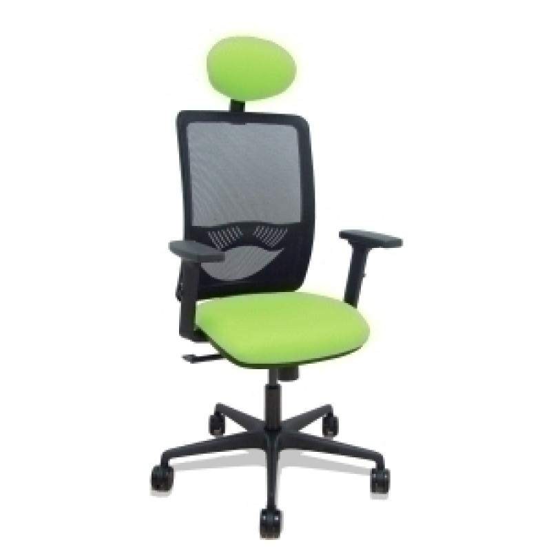 silla-piqueras-y-crespo-zulema-brazos-2d-y-apoyo-lumbar-regulables-cabecero-fijo-mecanismo-sincro-ruedas-nylon-de-65-respaldo-de-malla-negra-y-asiento-tapizado-bali-pistacho