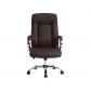 Silla Q-CONNECT direccion vero na simil piel base metalica alt max 1210 anc 650 prof 730 mm ruedas premium color marron
