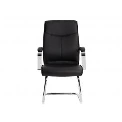 Silla Q-CONNECT escritorio mod ena simil piel base metalica alt max 1050 anc 630 prof 650 color negro