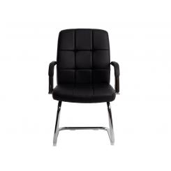 Silla Q-CONNECT escritorio pia ve simil piel base metalica alt max 1050 anc 610 prof 680 color negro