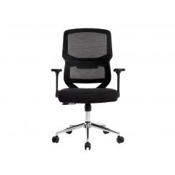 Silla Q-CONNECT oficina lucca malla base metalica alt max 1090 anc 700 prof 650 ruedas premium color negro