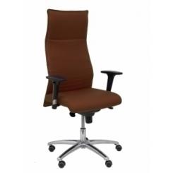 Sillon Piqueras Y Crespo Albacete Direccion Uso Intensivo (8H) Brazos Regulables Mecanismo Sincro Tapizado Bali Marron Oscuro