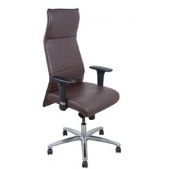 Sillon Piqueras Y Crespo Albacete Direccion Uso Intensivo (8H) Brazos Regulables Mecanismo Sincro Tapizado  Similpiel Marron Oscuro