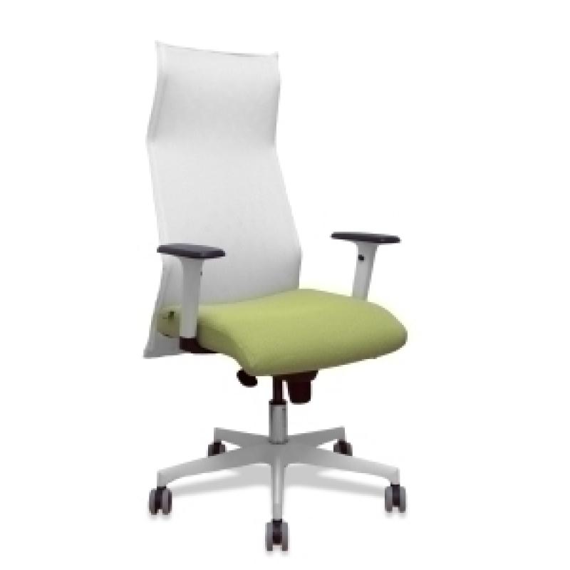 sillon-piqueras-y-crespo-sahuco-direccion-uso-intensivo-8h-brazos-blancos-regulables-mecanismo-sincro-respaldo-malla-blanca-transpirable-y-asiento-tapizado-bali-verde-oliva