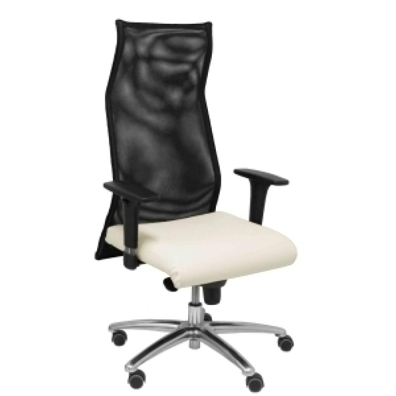 sillon-piqueras-y-crespo-sahuco-direccion-uso-intensivo-8h-brazos-regulables-mecanismo-sincro-respaldo-malla-transpirable-negro-y-asiento-tapizado-similpiel-crema