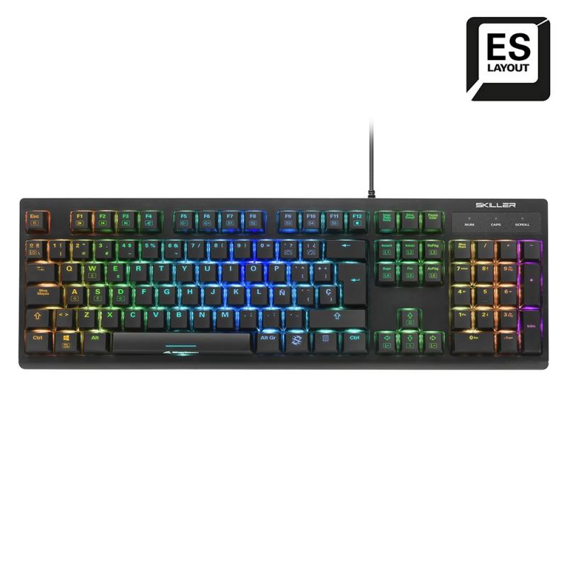 skiller-sgk30-teclado-usb-qwerty-espanol-negro