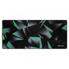 Sharkoon SKILLER SGP30 Alfombrilla de ratón para juegos Negro, Verde, Gris