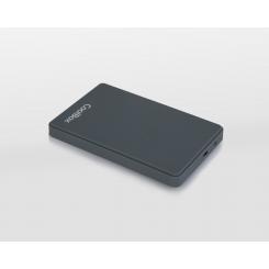 CoolBox SlimColor 2543 Carcasa de disco duro/SSD Gris 2.5