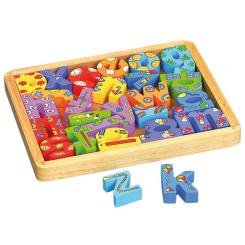 SMART Caja Con Letras De Madera Decorados 26Ud